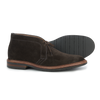 Alden Chukka Boot in Dark Chocolate Suede with Rubber Sole