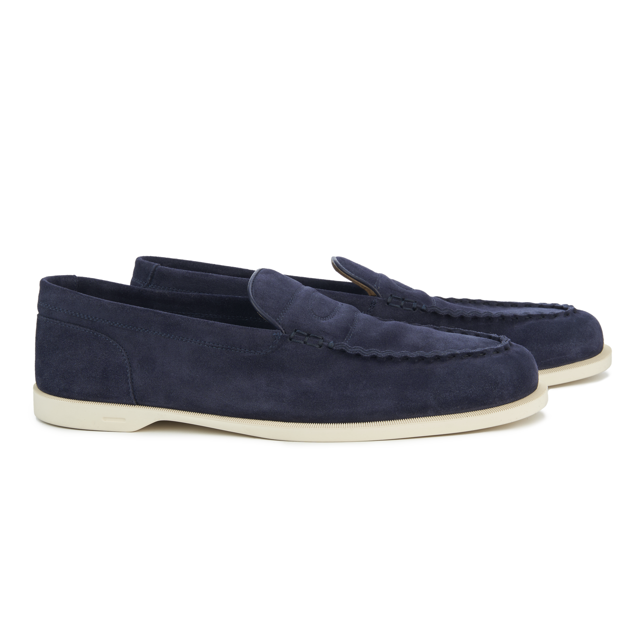 John Lobb Pace in Navy Suede