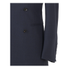 Ring Jacket Double Breasted Suit 296EH-S178 in Navy 4-Ply Plain Weave Wool