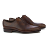 Carmina Wholecut Oxford in Dark Brown Museum Calf