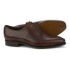 Carmina Wholecut Oxford in Dark Brown Museum Calf