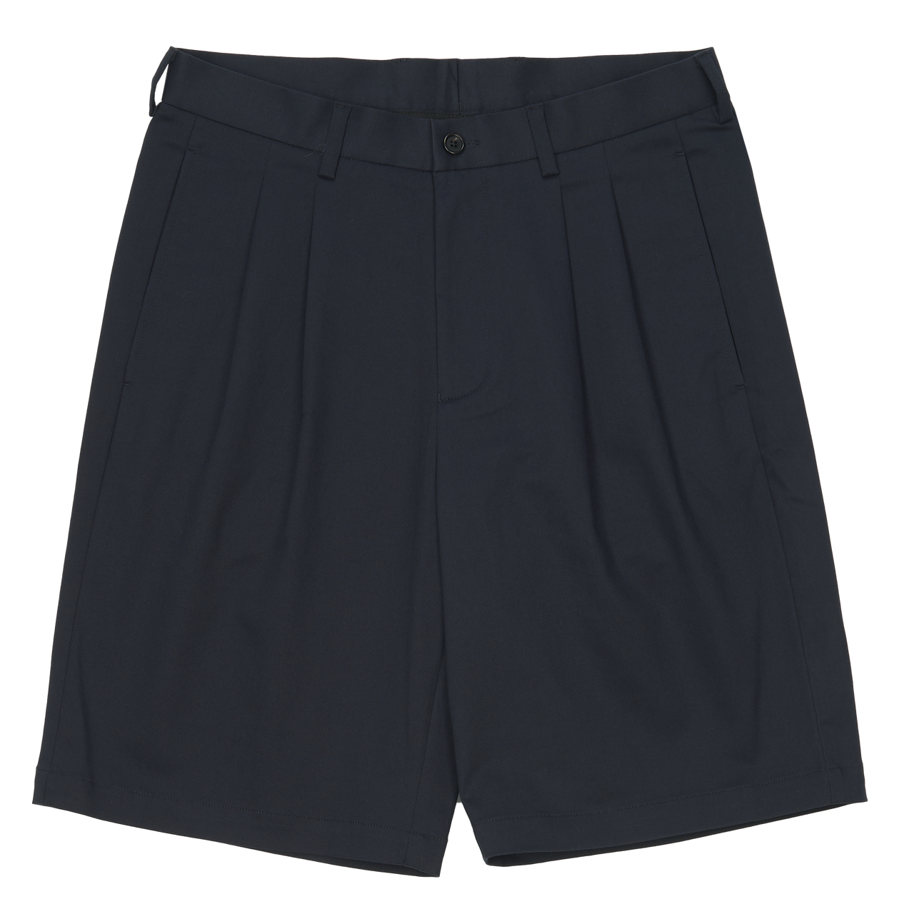 P. Johnson Chino Shorts in Navy Cotton Twill