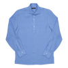 P. Johnson Popover in Cornflower Blue Linen with Cutaway Collar