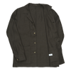 P. Johnson Shirt Jacket in Dark Brown Linen Twill