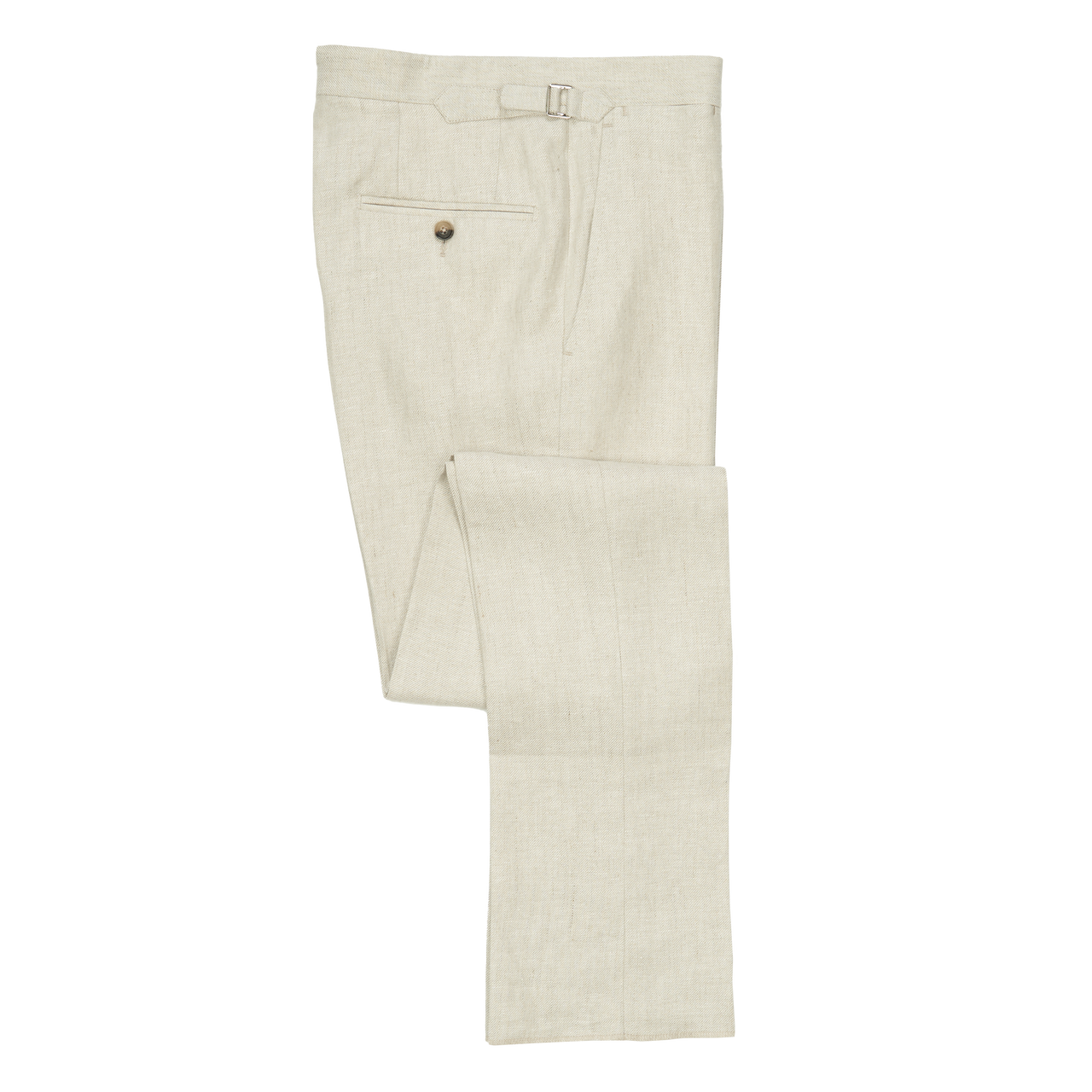 P. Johnson Trousers in Oatmeal Linen Twill