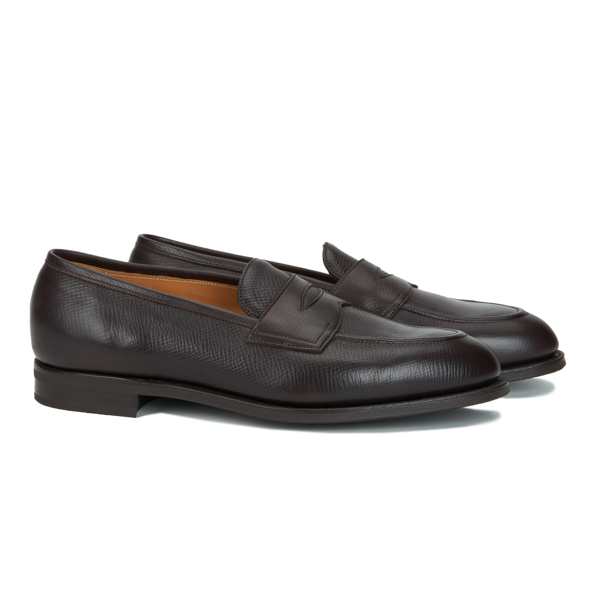 Edward Green Piccadilly in Dark Brown Utah with Rubber Sole – WJ & Co.