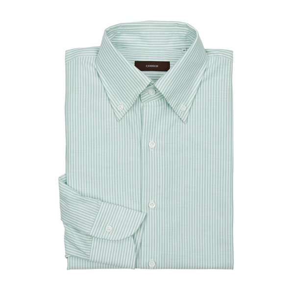 Johnson Green Cotton Button Up hot Shirt